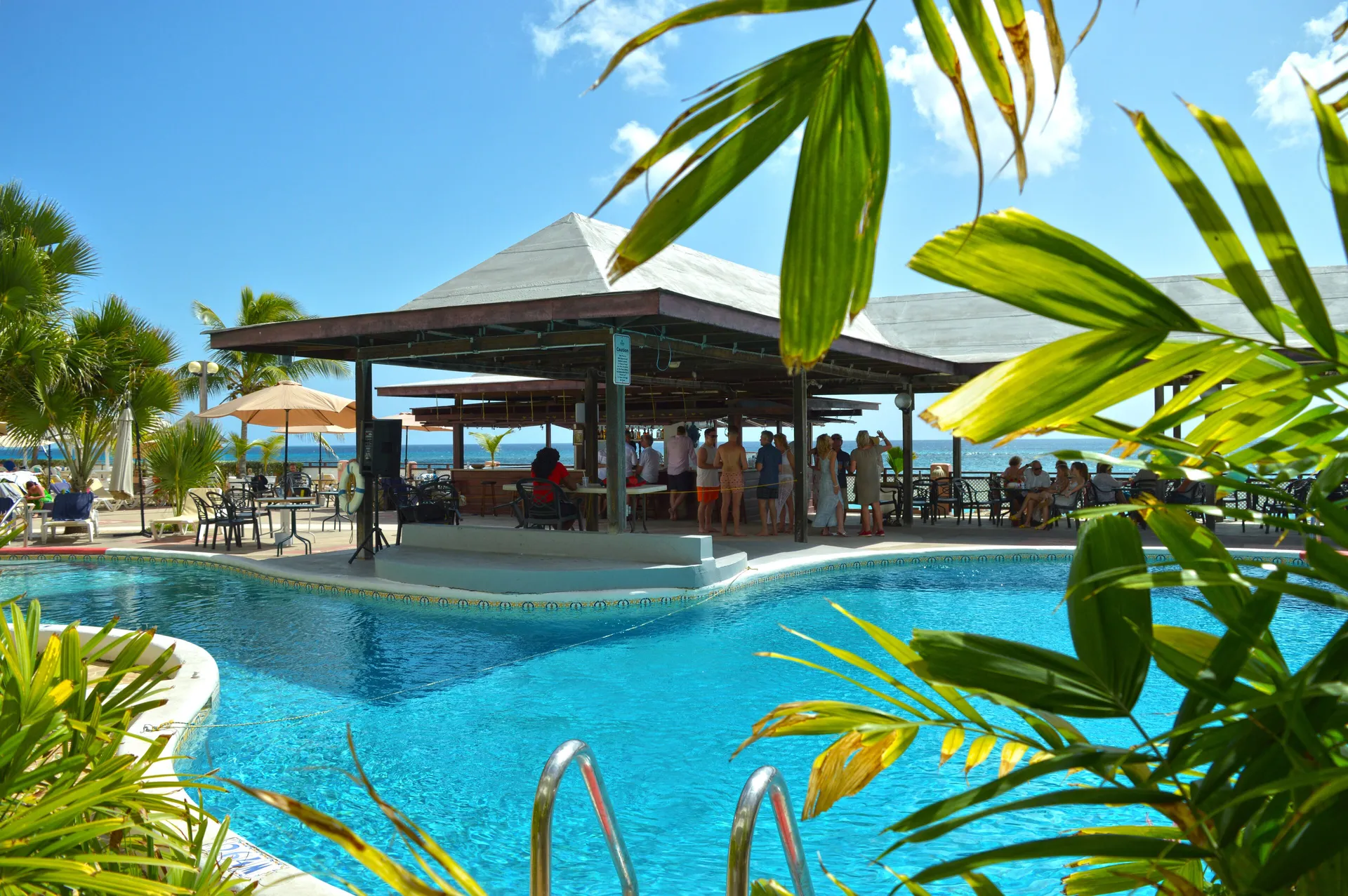 Poolside bar