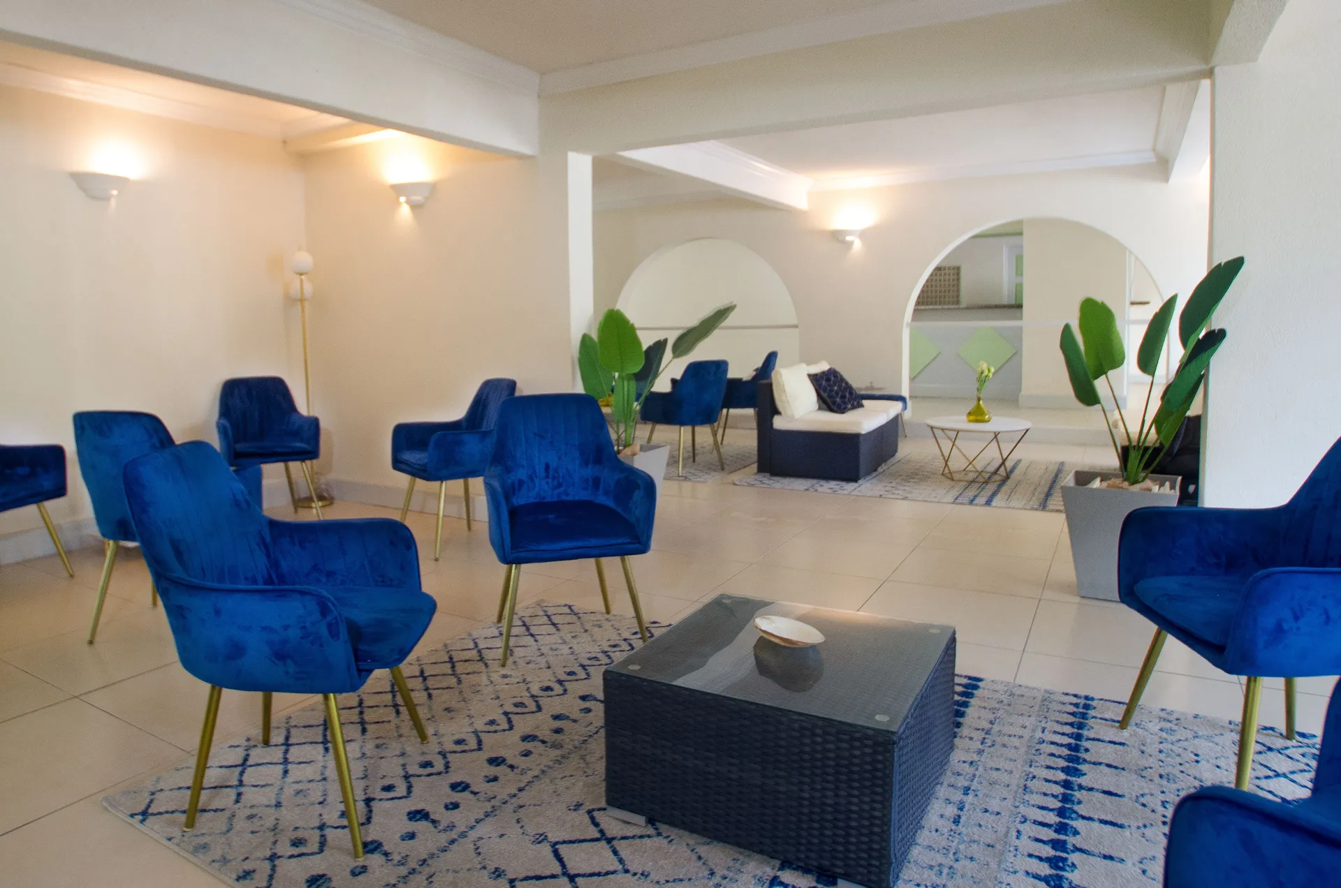 Lobby sitting area