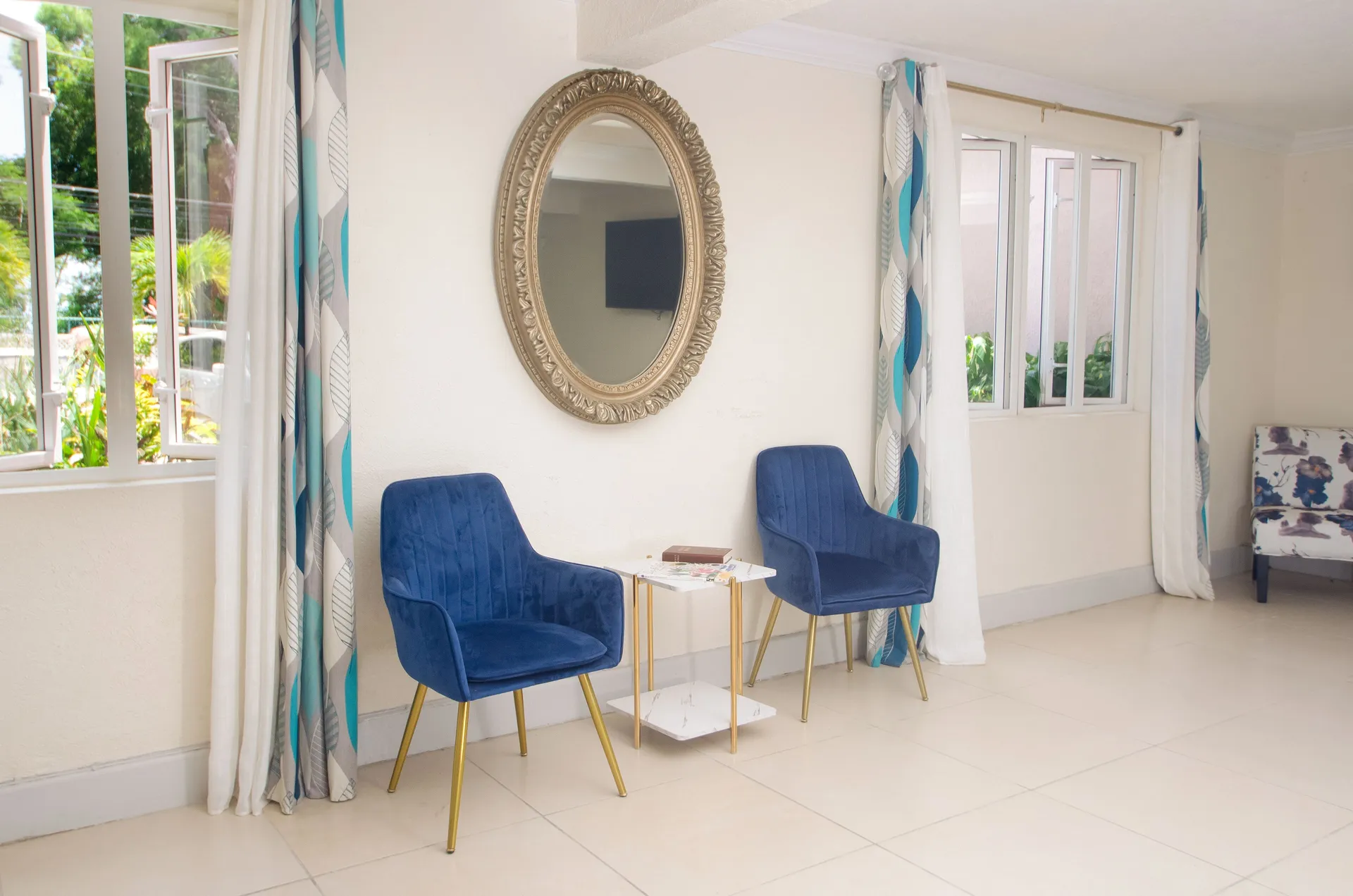 Lobby sitting area