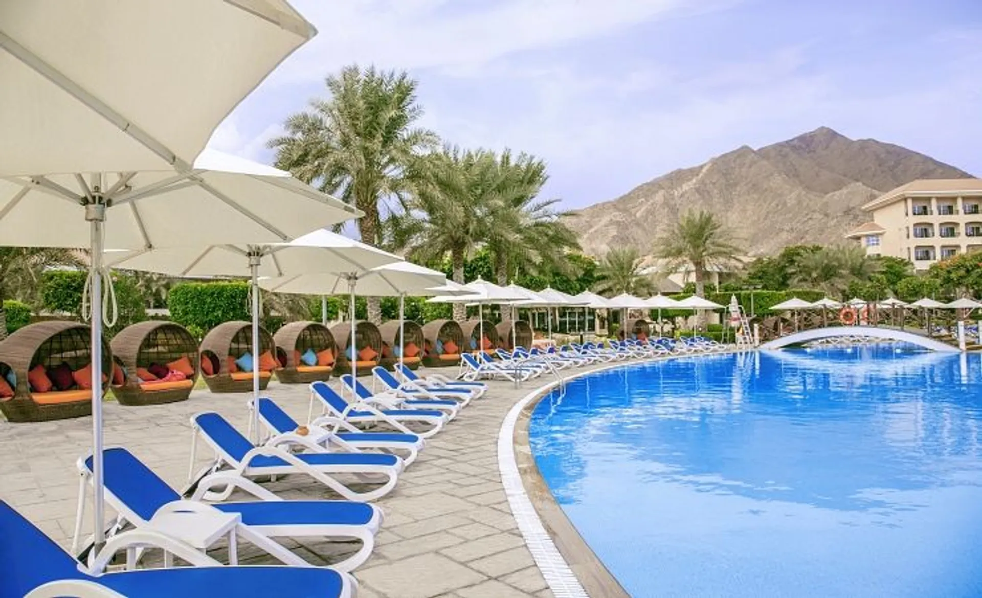 Pool Loungers - Fujairah Rotana Resort