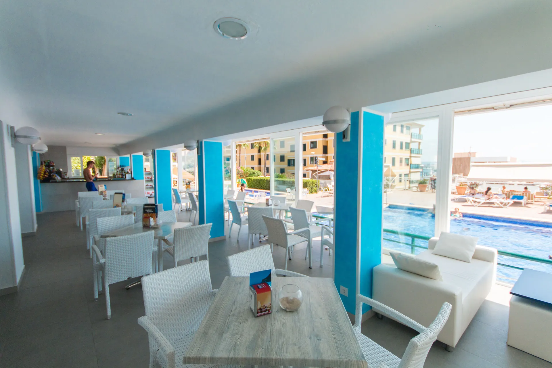 Poolside bar