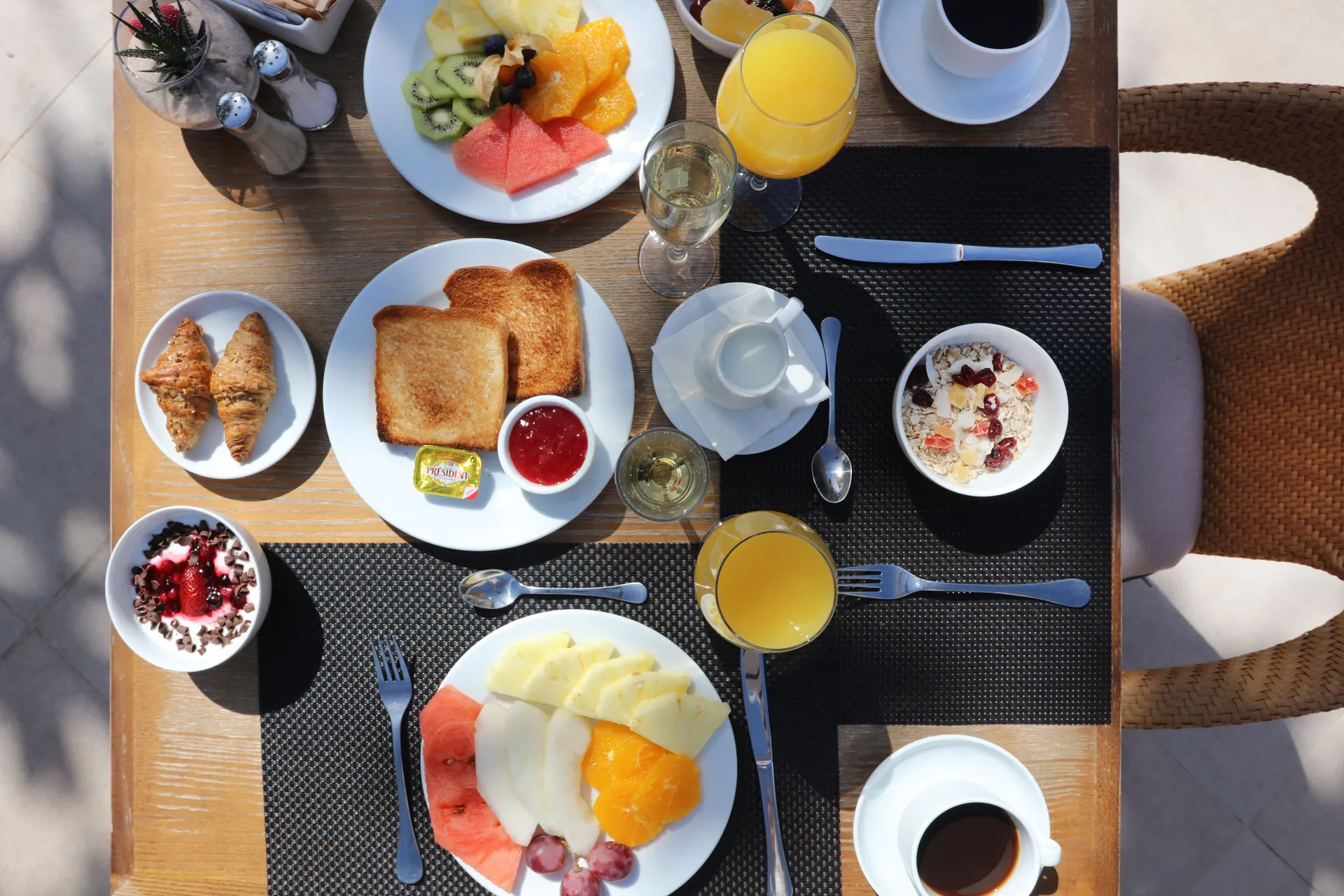 Breakfast area