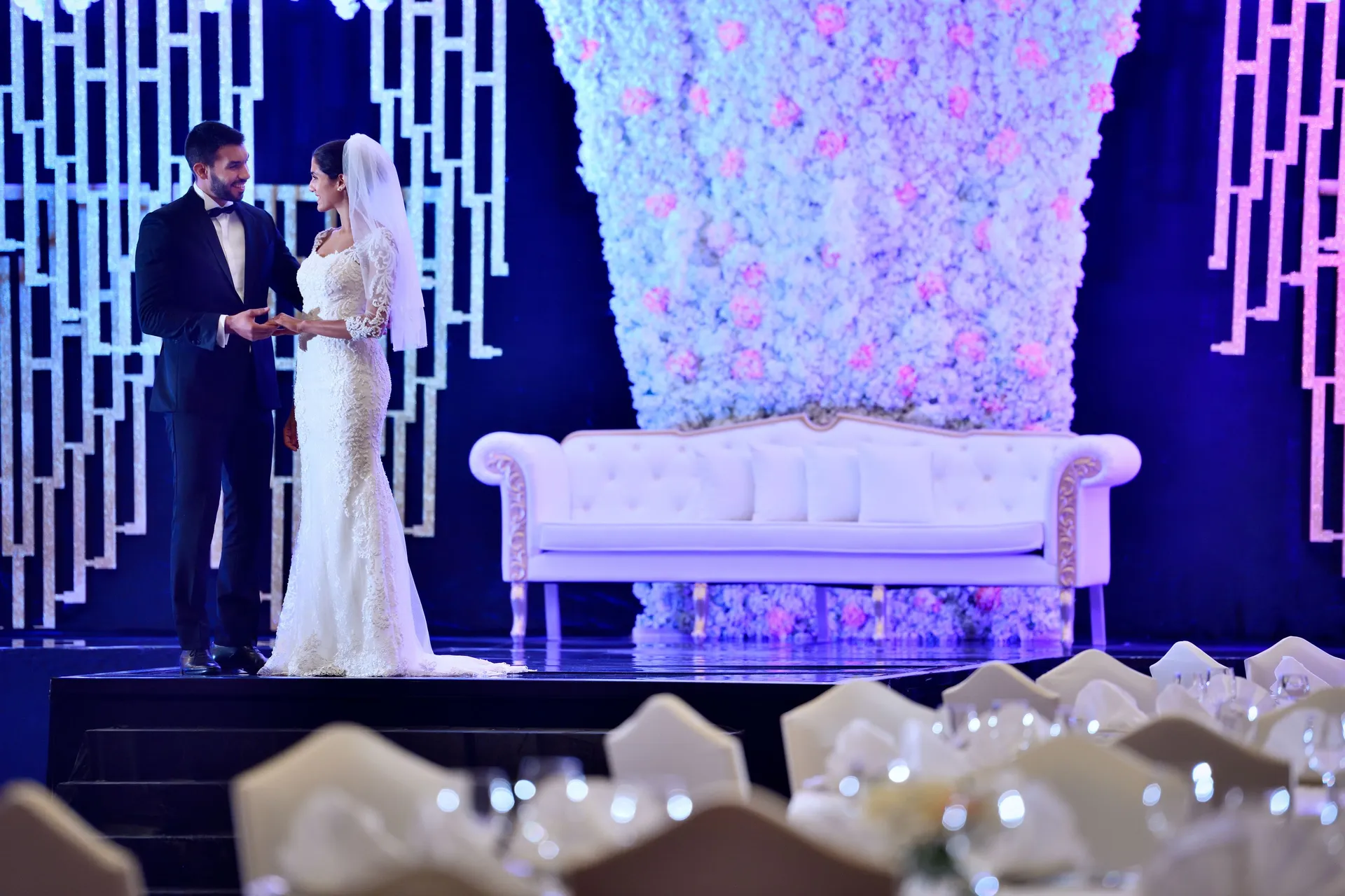 Indoor wedding