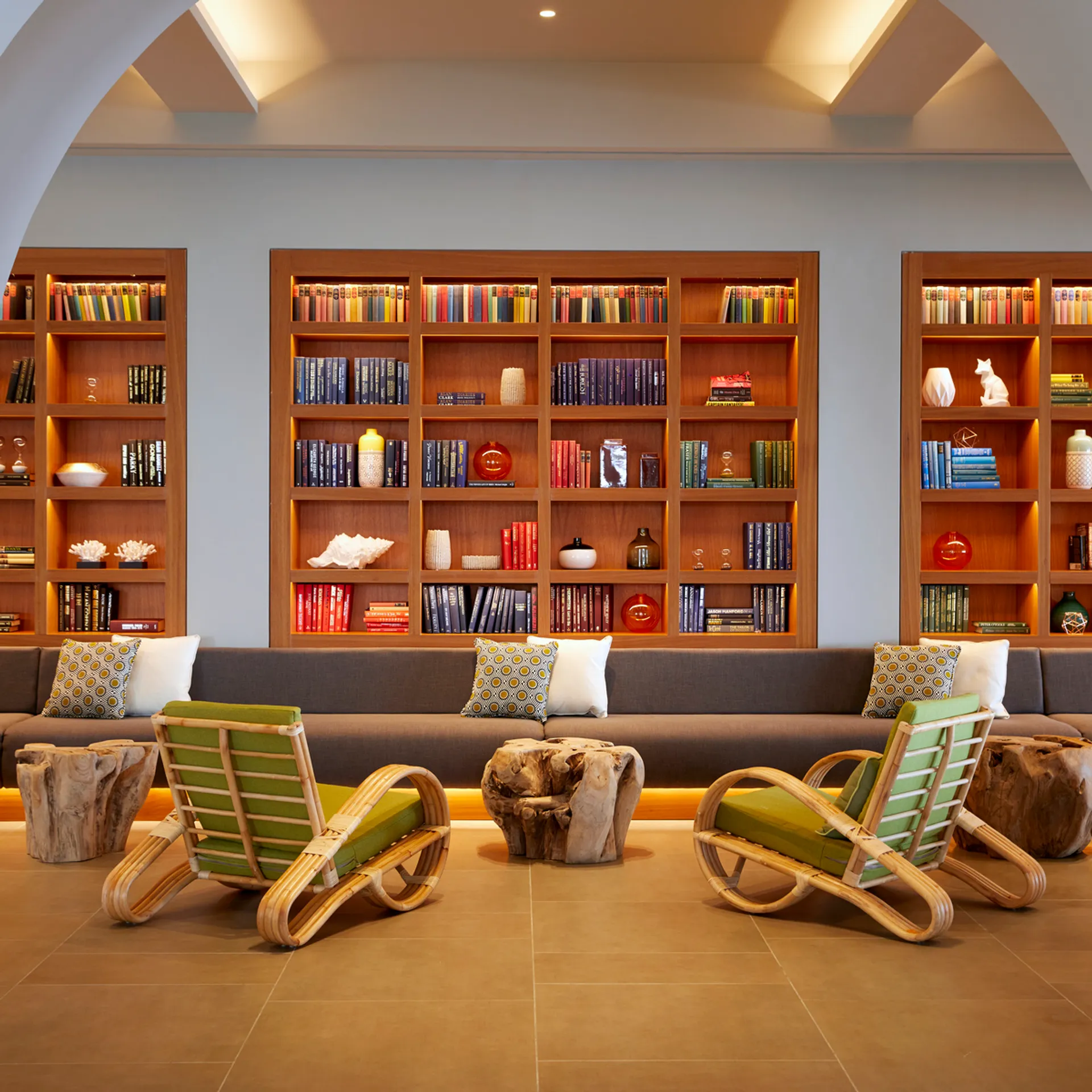Lobby library - Marbella Corfu