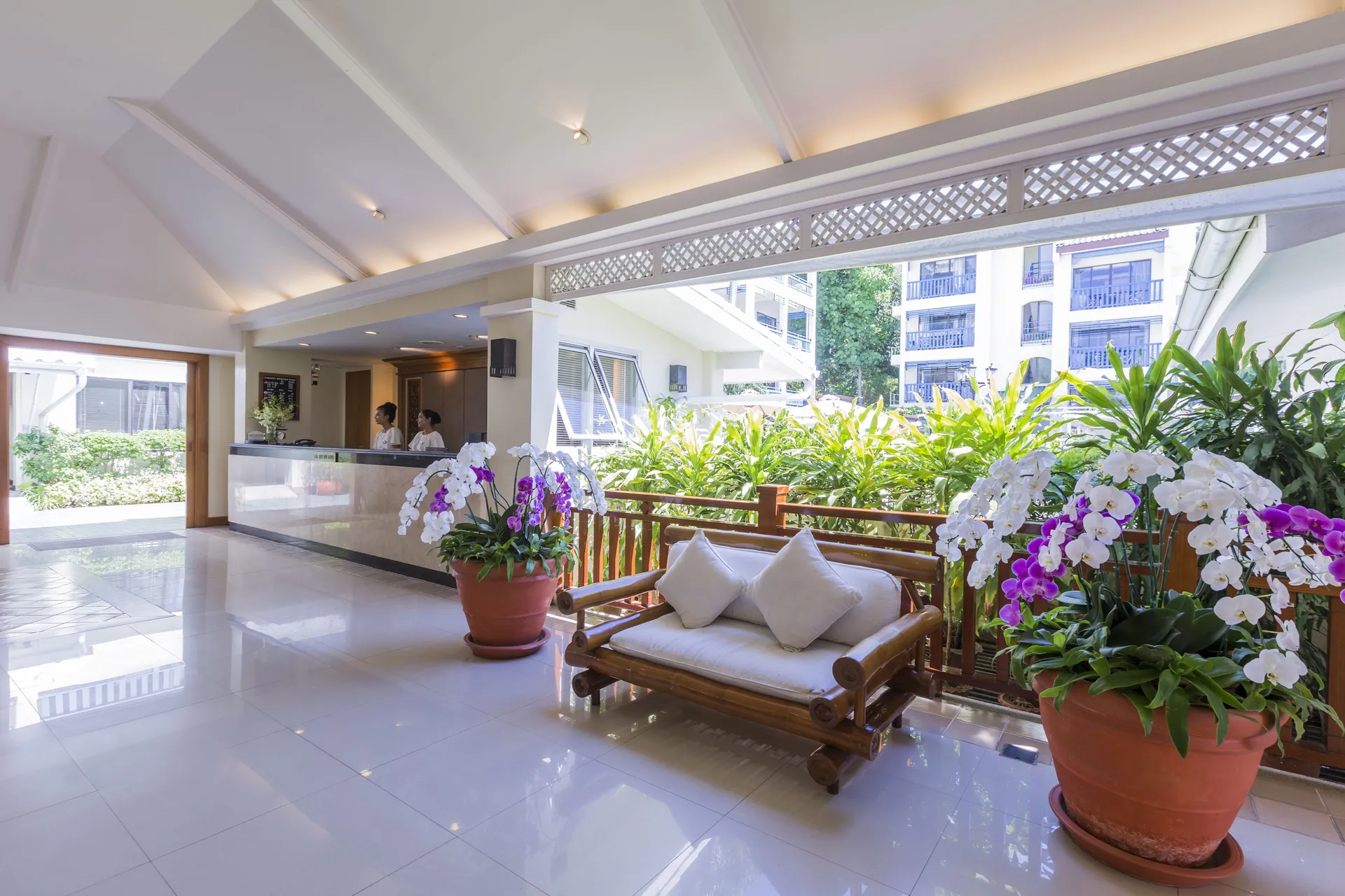 Lobby sitting area