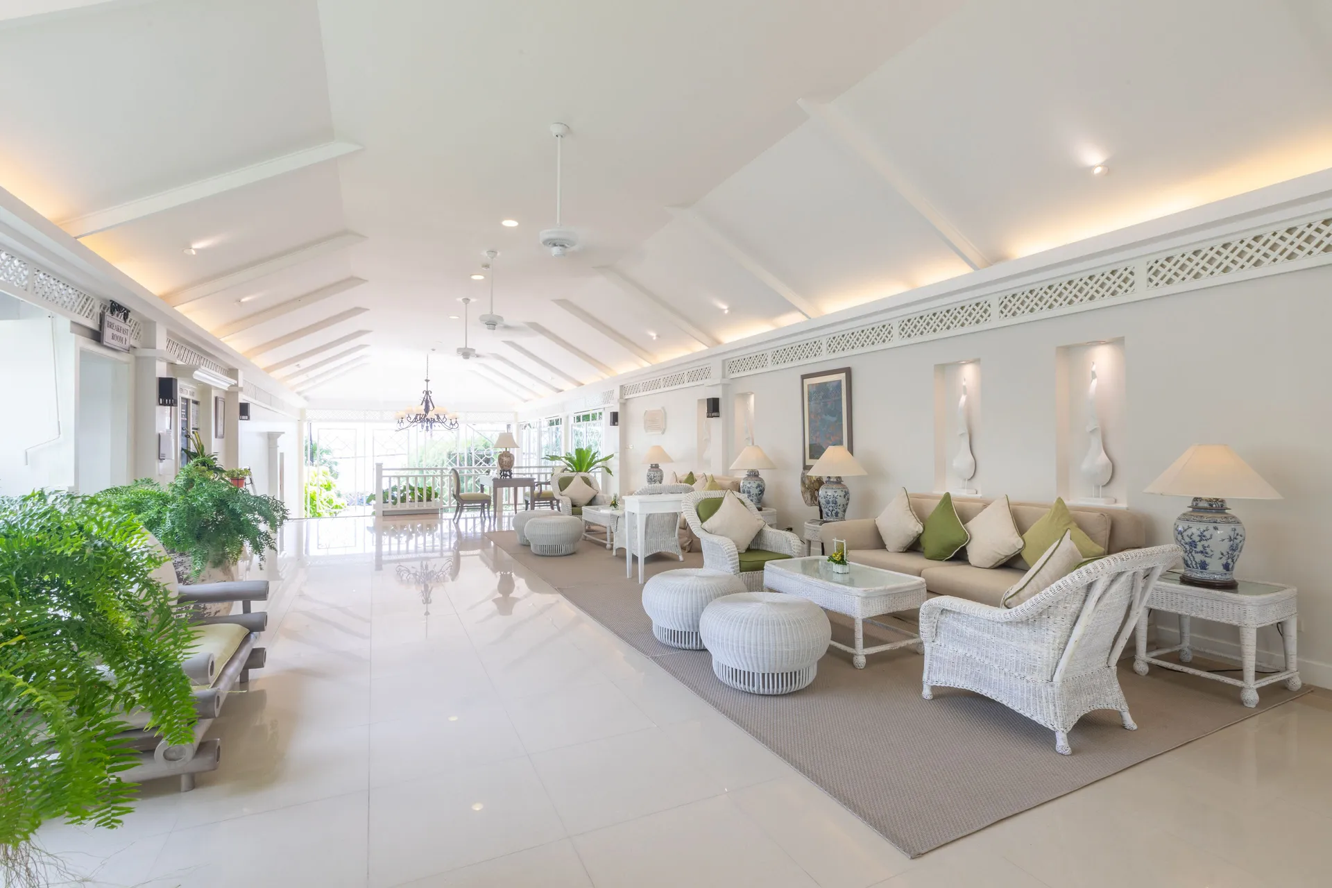 Lobby sitting area
