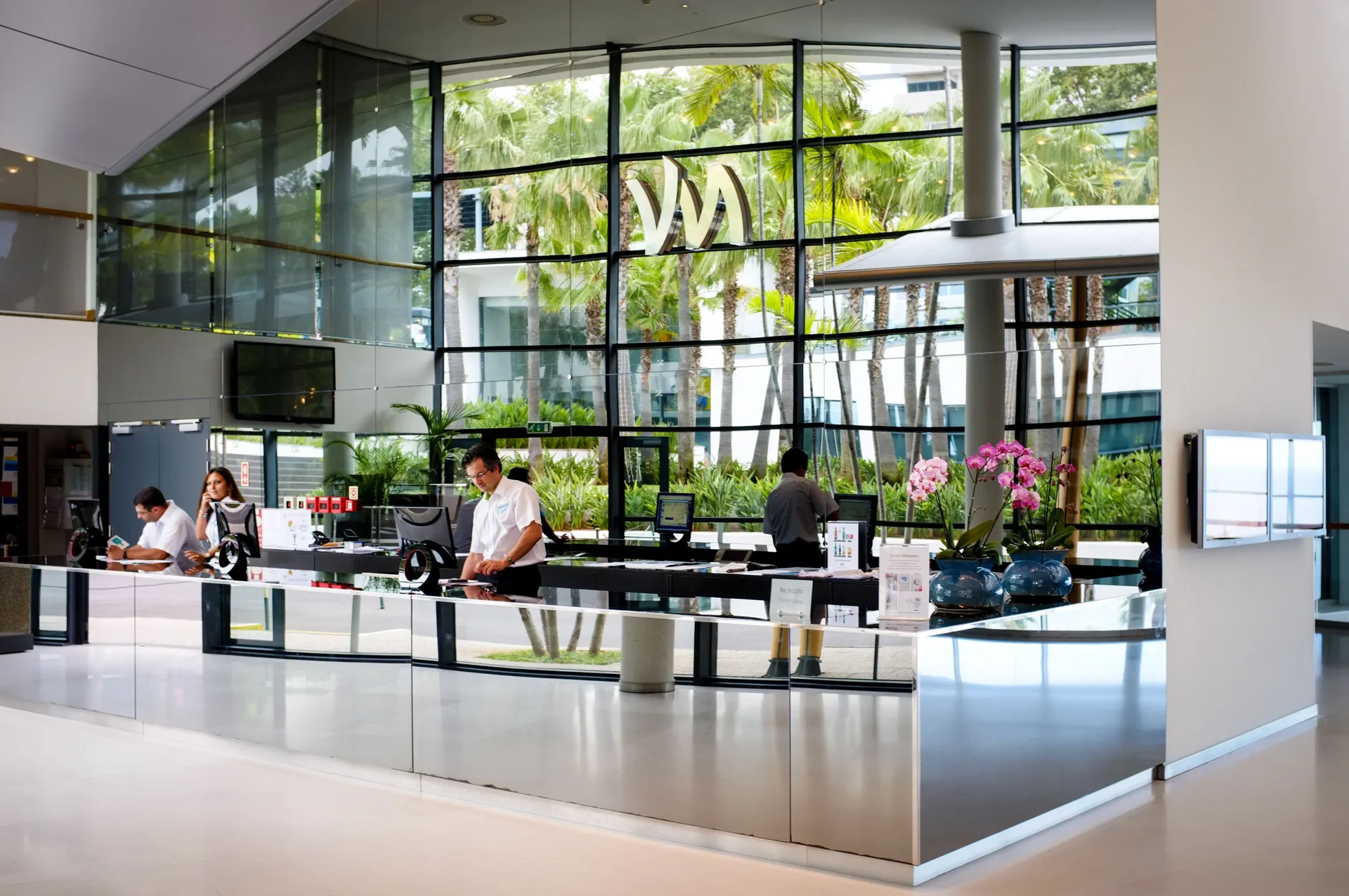 Interior entrance