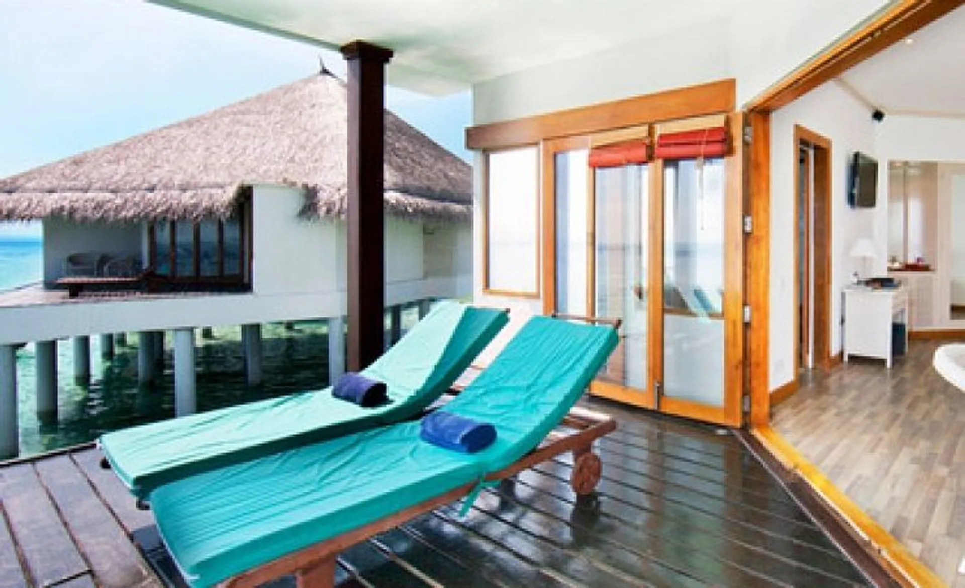 Adaaran Club Rannalhi - Terrace And Sea View