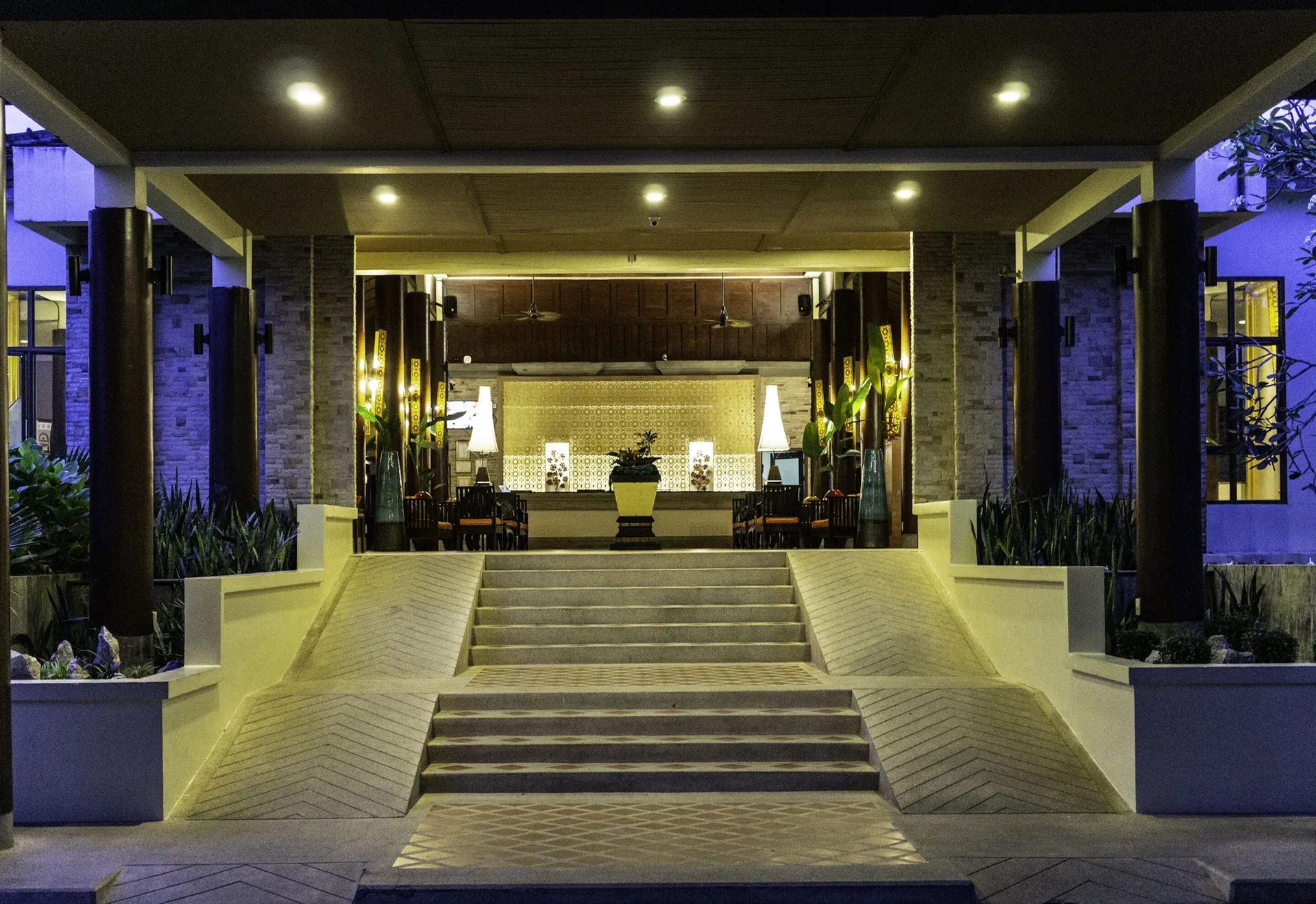 Interior entrance
