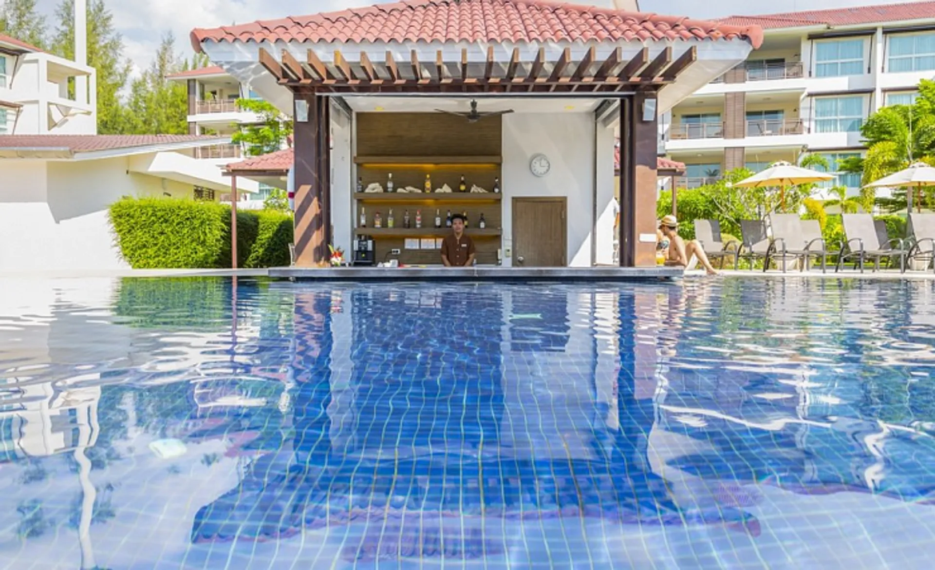 Kantary Beach Villas and Suites - Garden Pool And Bar