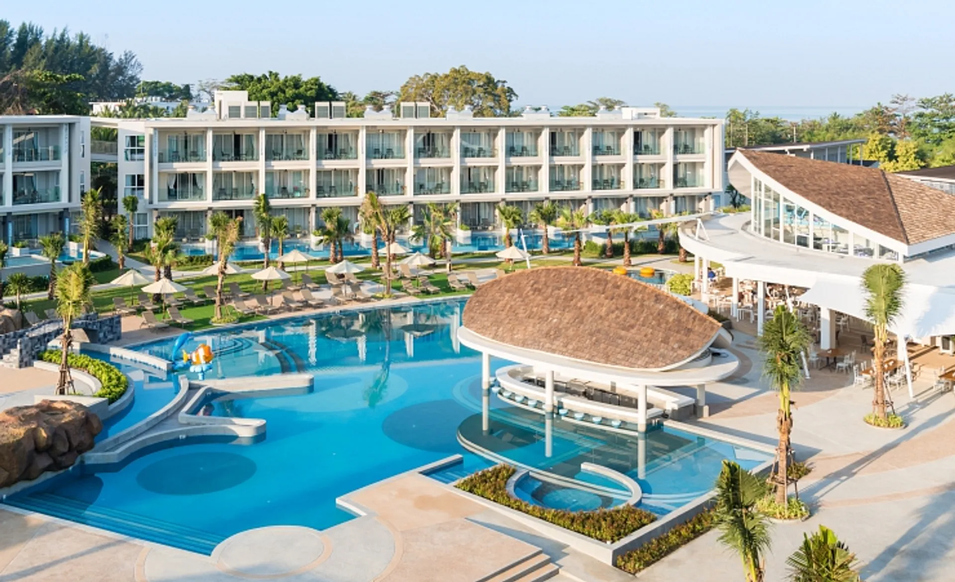 The Sands - Aerial Of Pool Area