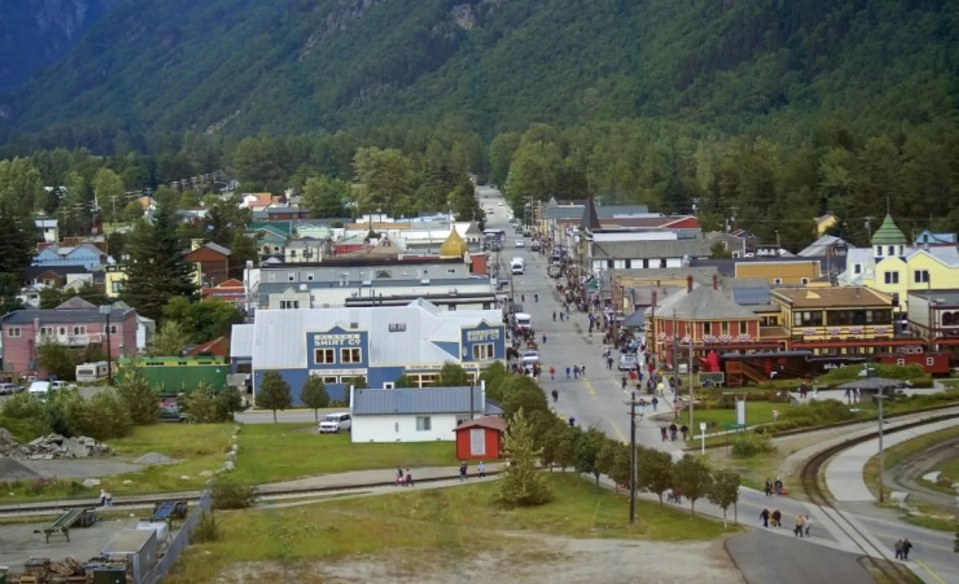View Over Skagway