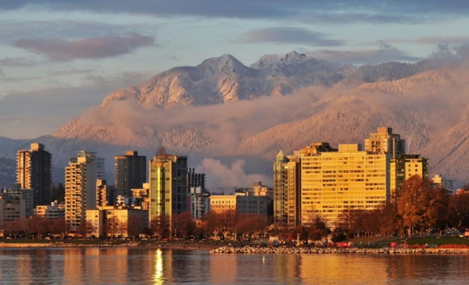 Grouse Mountain Behind Vancouver