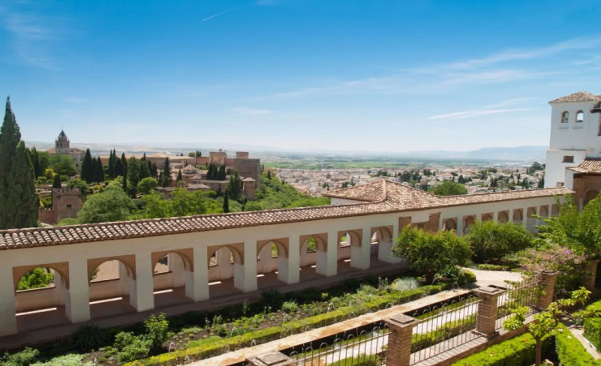 View Of The Alhambra Castle And Generalife