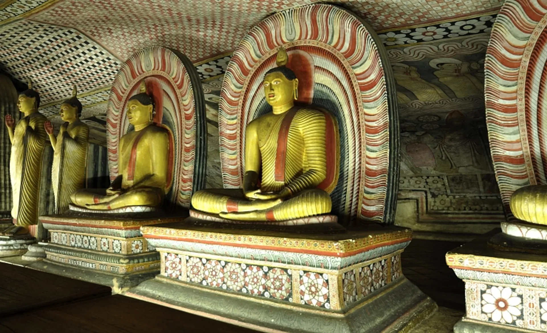 Inside Dambulla Temple