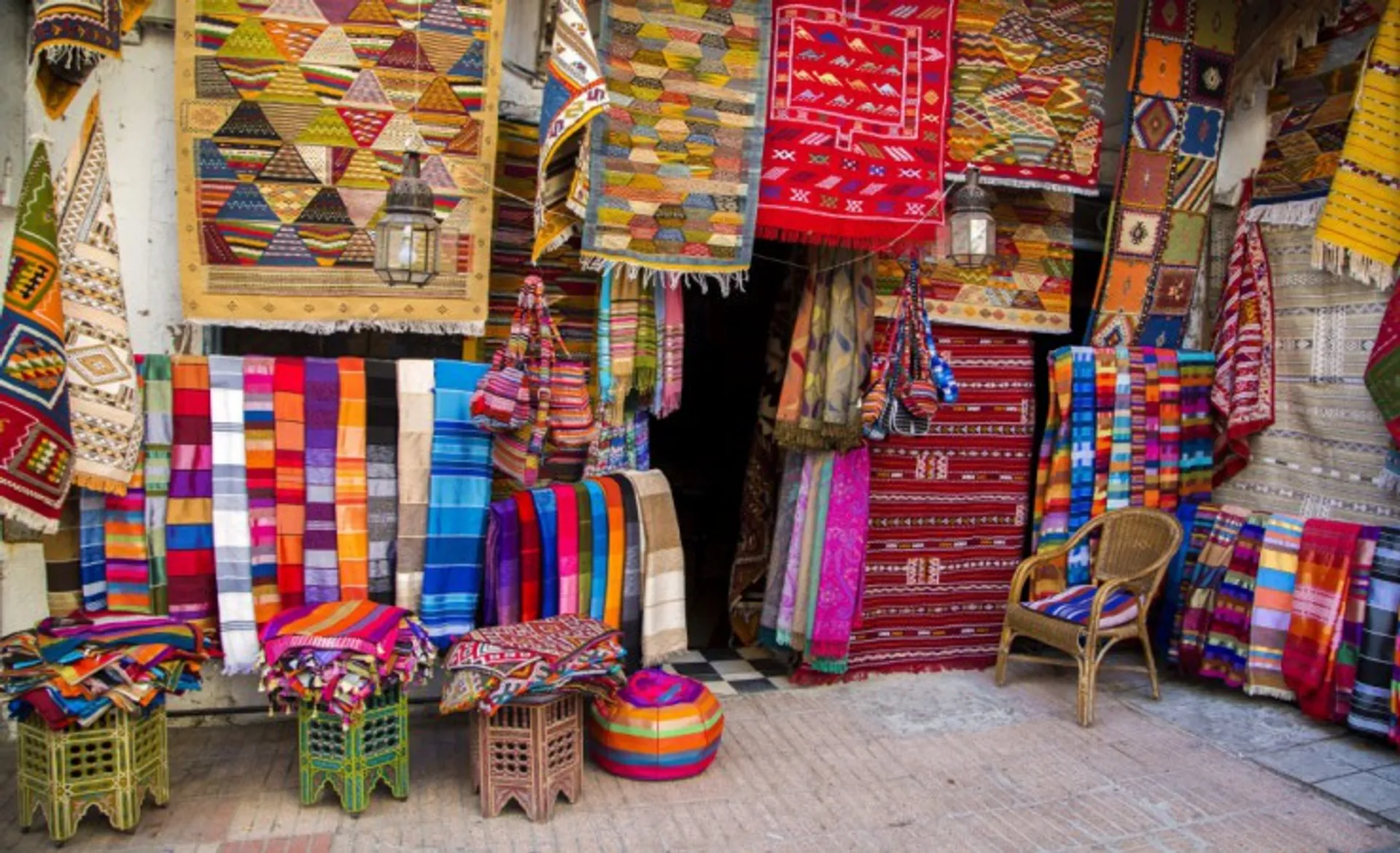Stall In Agadir Market
