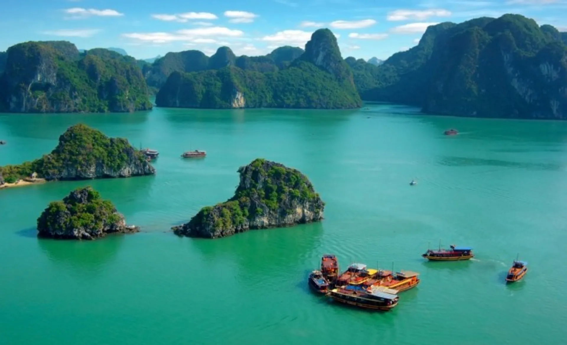 Halong Bay From The Air