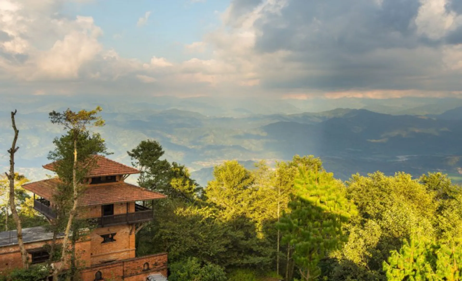 Views Of The Mountains From Nagarkot