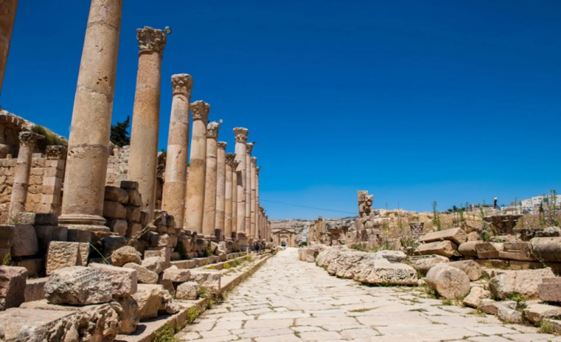 Roman Ruins At Jerash