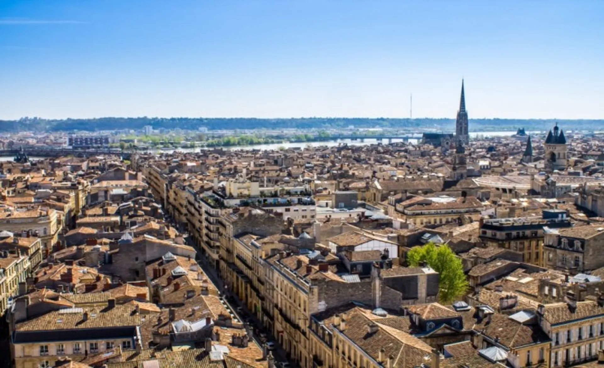 Aerial View Of Bordeaux