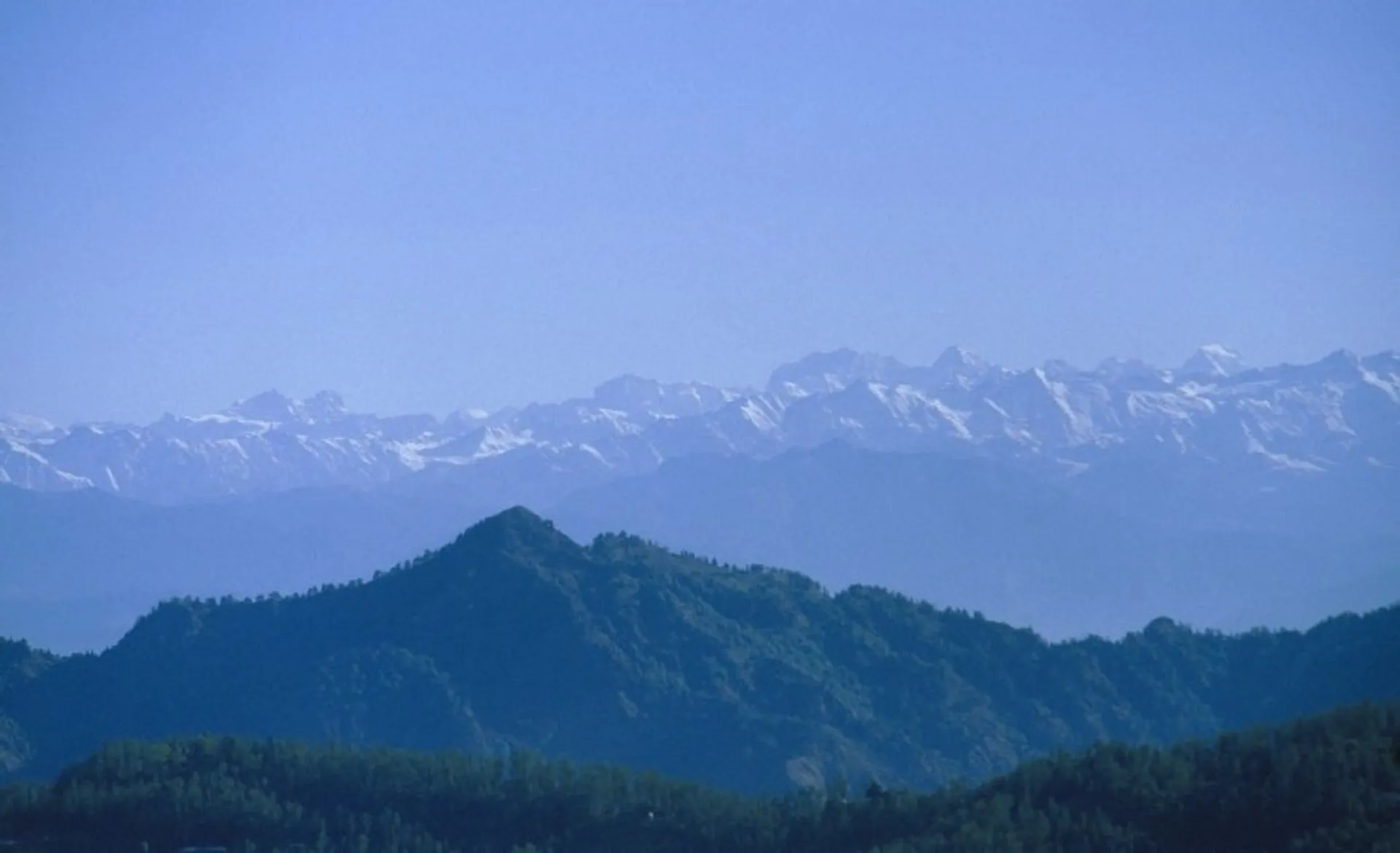 Himalaya Mountain View From Shimla
