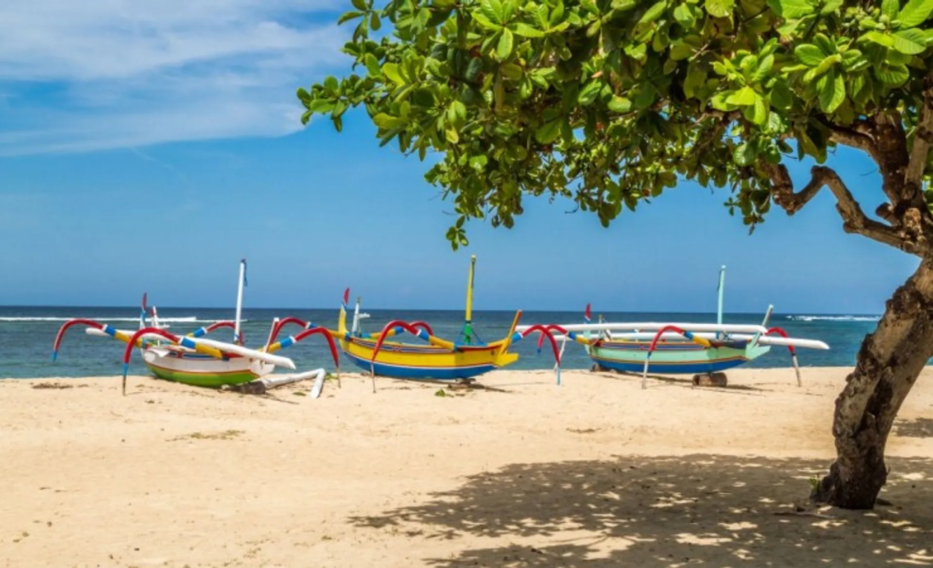 Boats On Sanur Beach