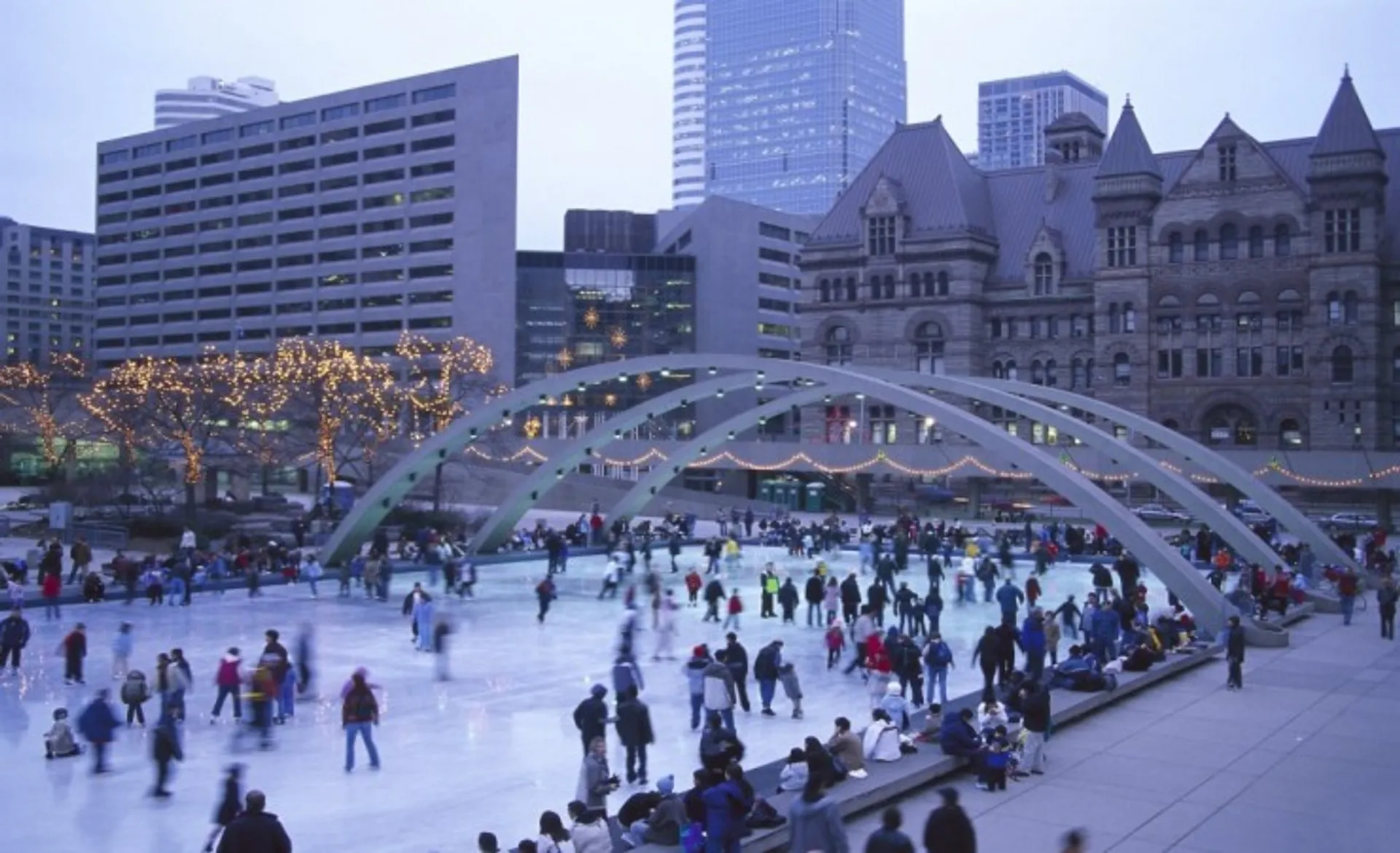 Ice Skating In Nathan Philipps Square