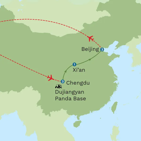 In Pursuit of Pandas with Zhangjiajie Extension Map