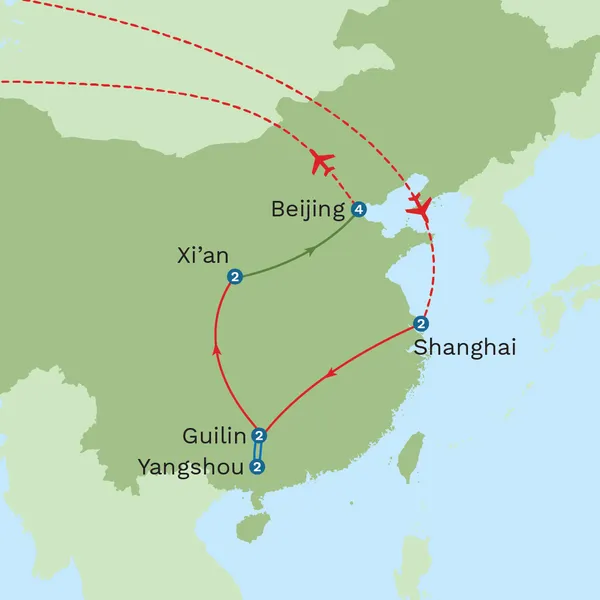 Glorious China Map