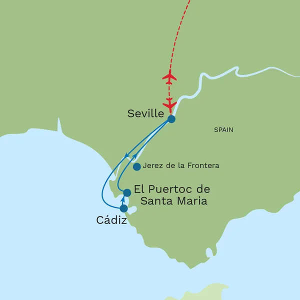Andalusian Navidad and Markets Map